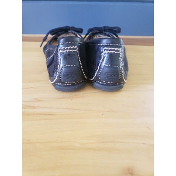Black Coach Flats - Picture 5 of 7